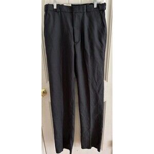 NWT Galls Men’s Dress Pants Size 30x37 Unhemmed Polyester Charcoal